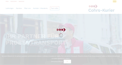 Desktop Screenshot of cohrs-kurier.de